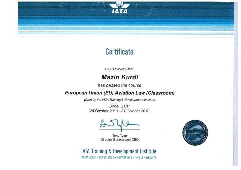 Award certificate 4 of 28 presented to Mazin bin Abdulwahab Kurdi.