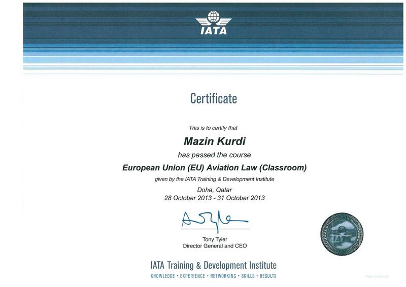 Award certificate 5 of 28 presented to Mazin bin Abdulwahab Kurdi.